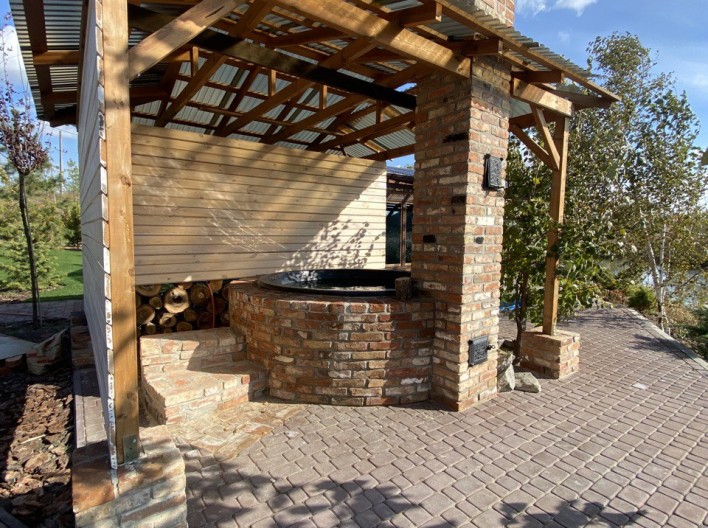 Баня на дровах «Сакура»