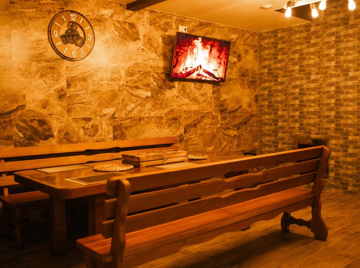 Семейная баня на дровах